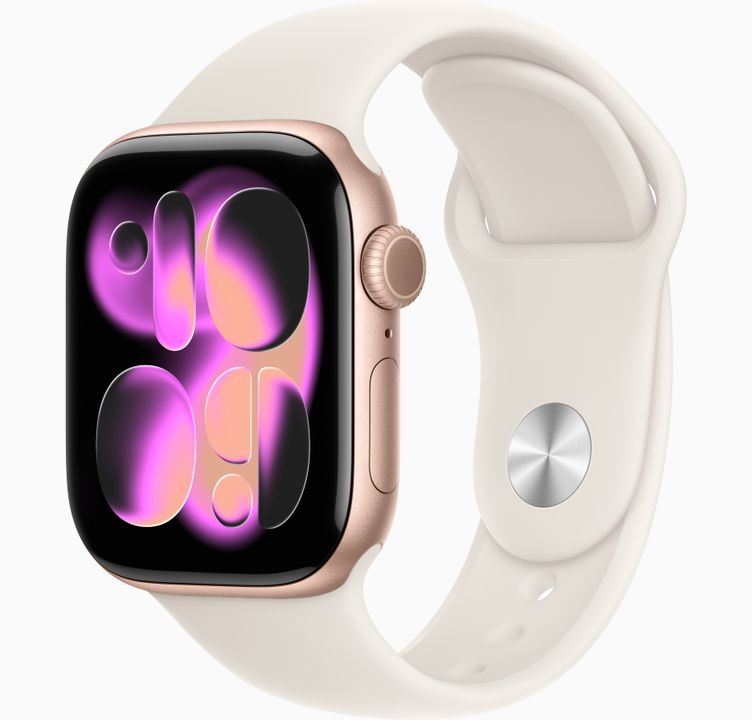 APPLE WATCH SERIE 11 46MM MEV44LW/A SPACE GRAY BLACK SPORT BAND M/L