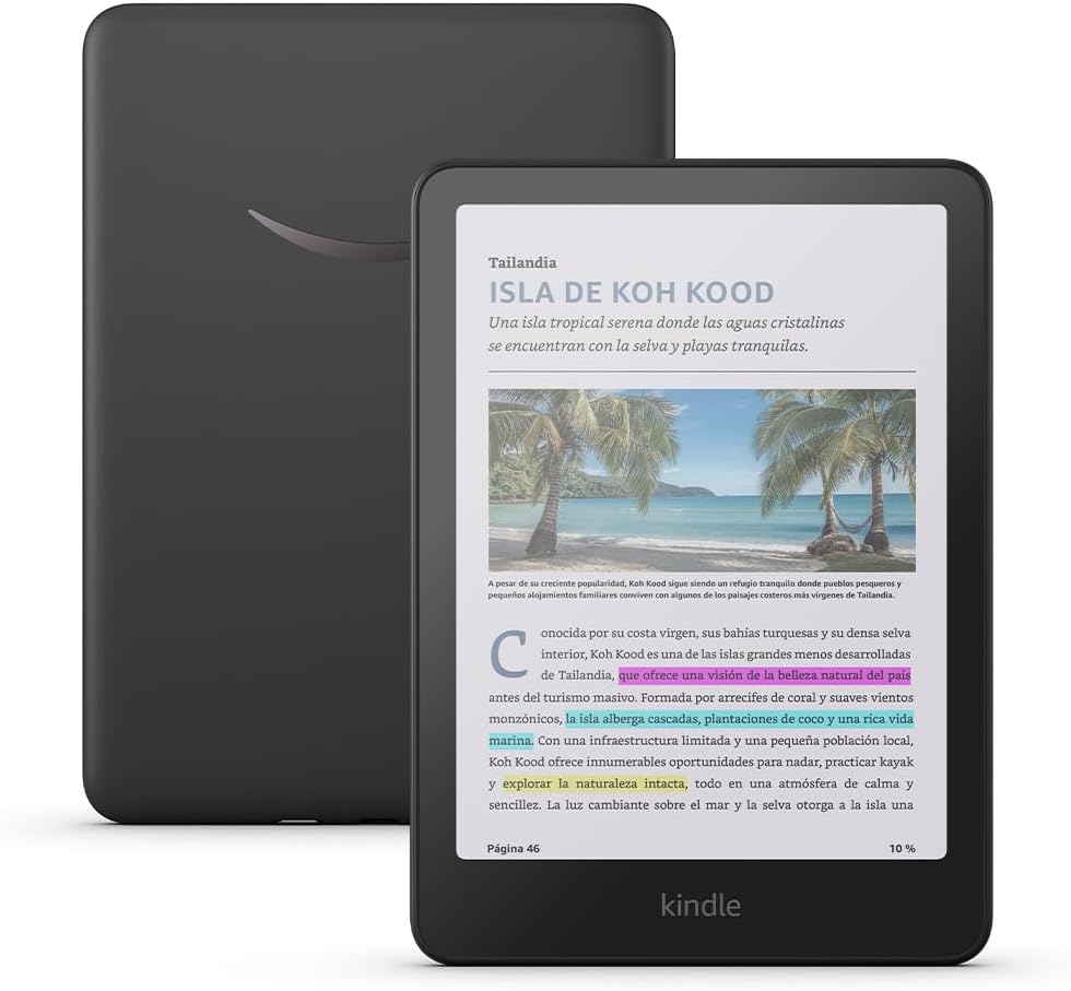 EBOOK AMAZON KINDLE COLORSOFT 7" 16GB SIGNATURE 2025 BLACK 0231