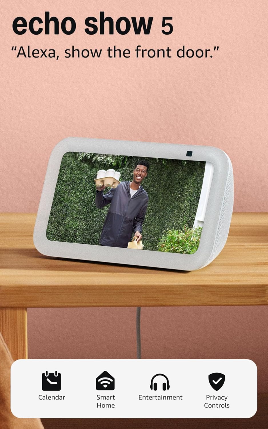 AMAZON ECHO SHOW 5 3RD GEN SMART DISPLAY ALEXA GLACIER WHITE 1539